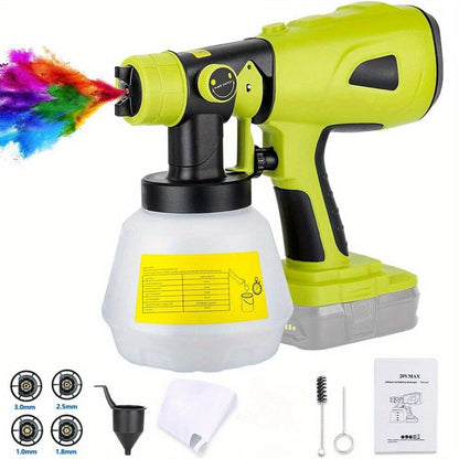 Cordless Paint Sprayer Gun with 1000ml