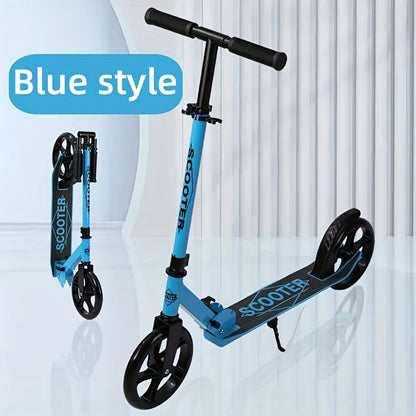 Adult Kick Scooter Foldable Iron Frame Suspension Brake