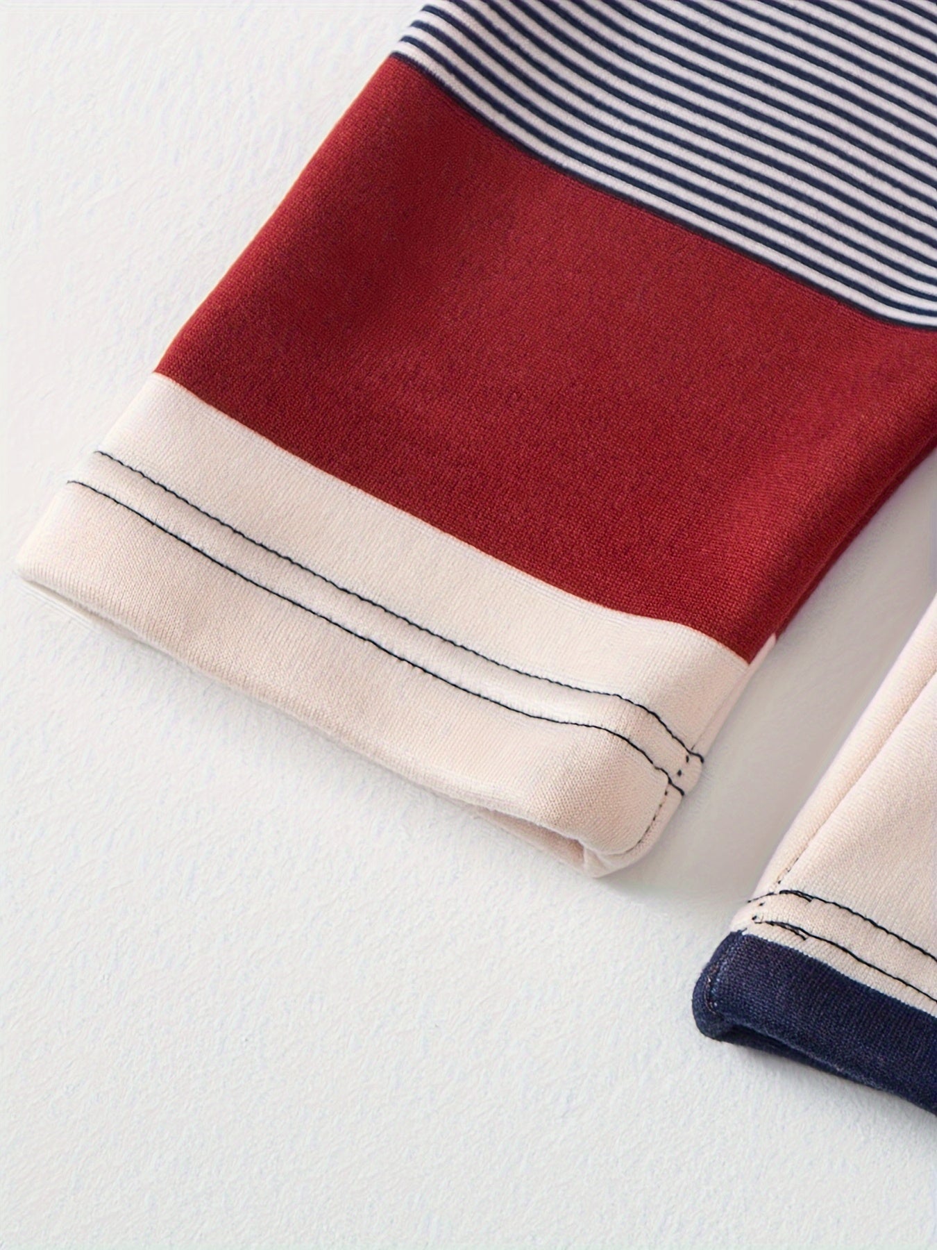 Men's Thermal Striped Skiing Fleece Shirt