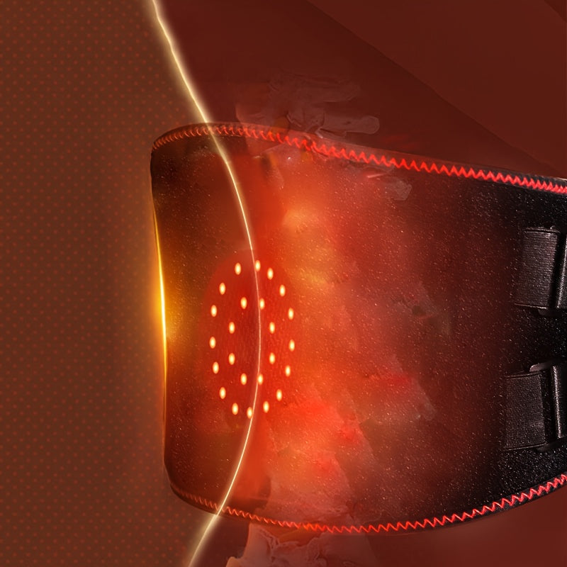 Portable USB-Rechargeable Waist & Ab Trainer with Hot Compress(Black)