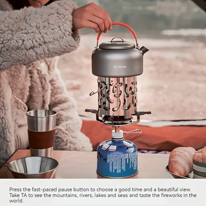 Compact Stainless Steel Heating Stove - Mini Heater Stove