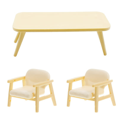 Mini Table and Chair Set for Miniature Décor (3 pcs)
