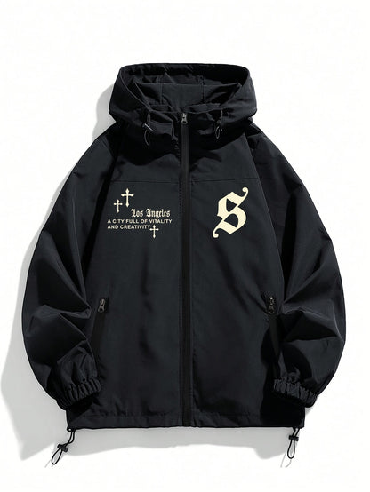 High-Quality Printed Hooded Jacket