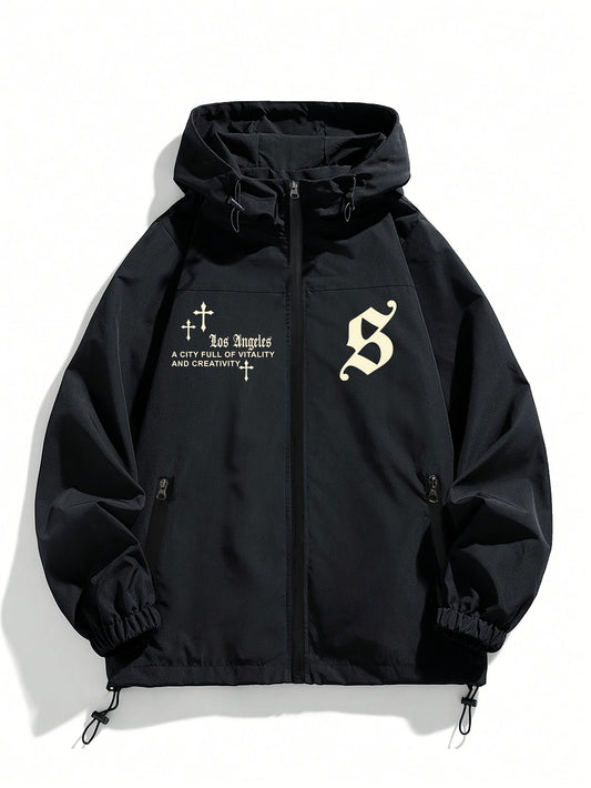 High-Quality Printed Hooded Jacket