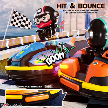 Remote Control Dual Bumper Cars Set with Lights