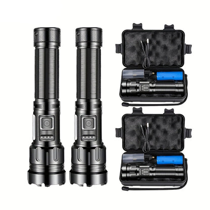 LED Flashlight with COB Work Light Rechargeable (5000LM)