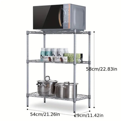 Heavy-Duty Metal Kitchen Storage Rack