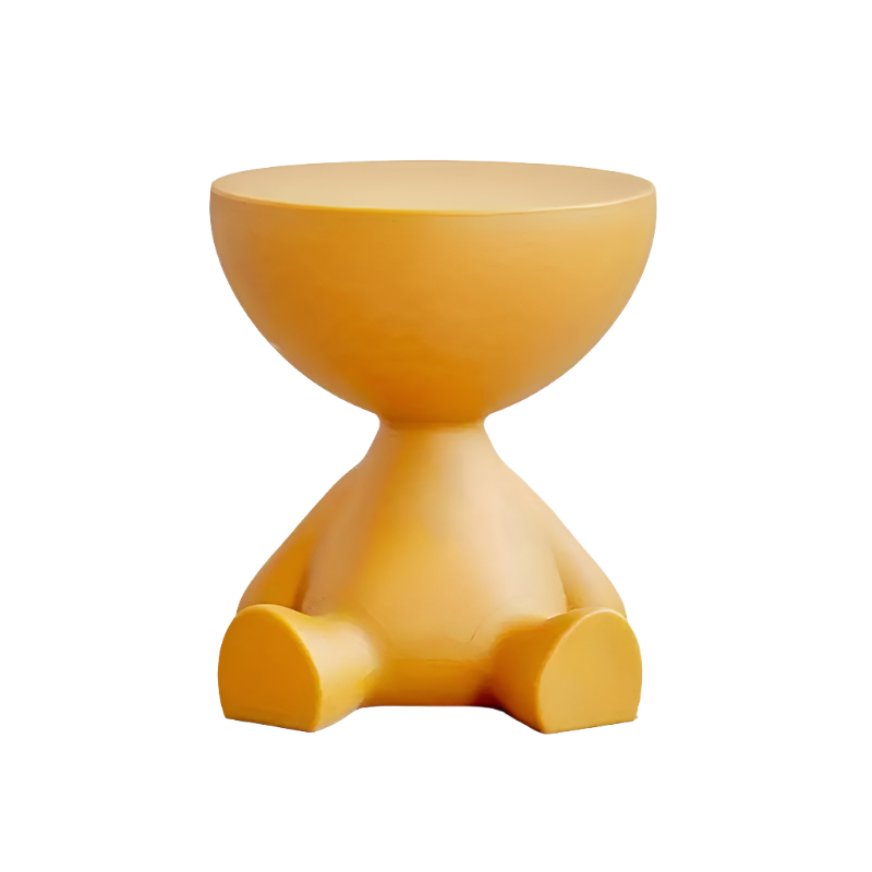 Legless Side Table - Ginger Color, 37x41cm