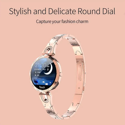Rose Golden Women's Smartwatch - Health, Fitness, Sleep Tracker