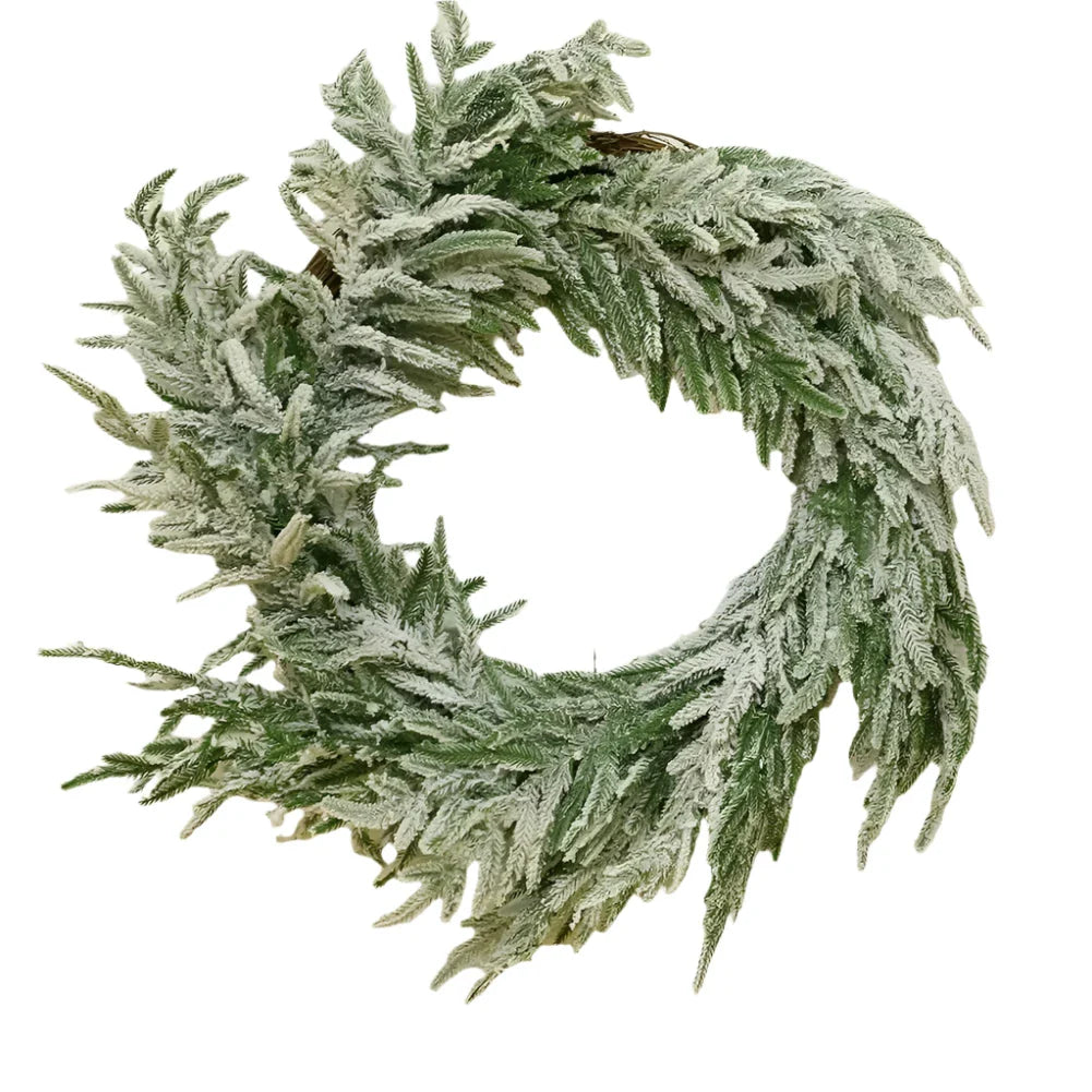 Large Christmas Pine Wreath Artificial Green Holiday Wreath