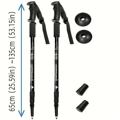 Adjustable Aluminum Trekking Poles Set for Hiking