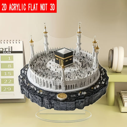 Art Renaissance Crystal Kabah Model Mecca Display
