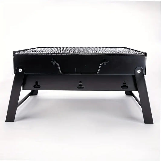 Portable Folding Charcoal BBQ Grill - Stainless Steel Outdoor Camping Stove