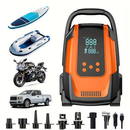 Multifunctional Inflatable Pump with LED Display