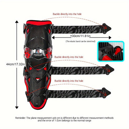 Motorcycle Knee Guards with Removable Warm Liner