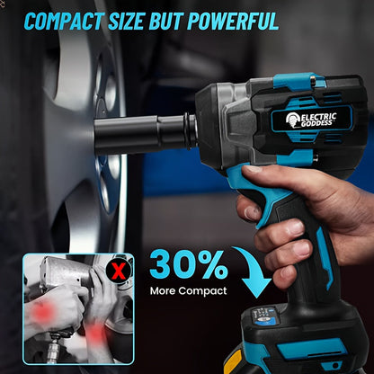 Cordless Brushless Electric Wrench 500Nm Torque for DIY