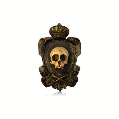 Gothic Skull Wall Hanging Decor - Resin Pendant