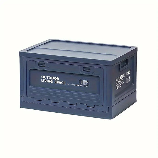 Foldable Garden Camping Car Trunk Storage Box - Blue