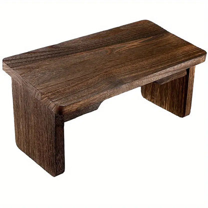 A folding yoga meditation bench supports deep inner peace