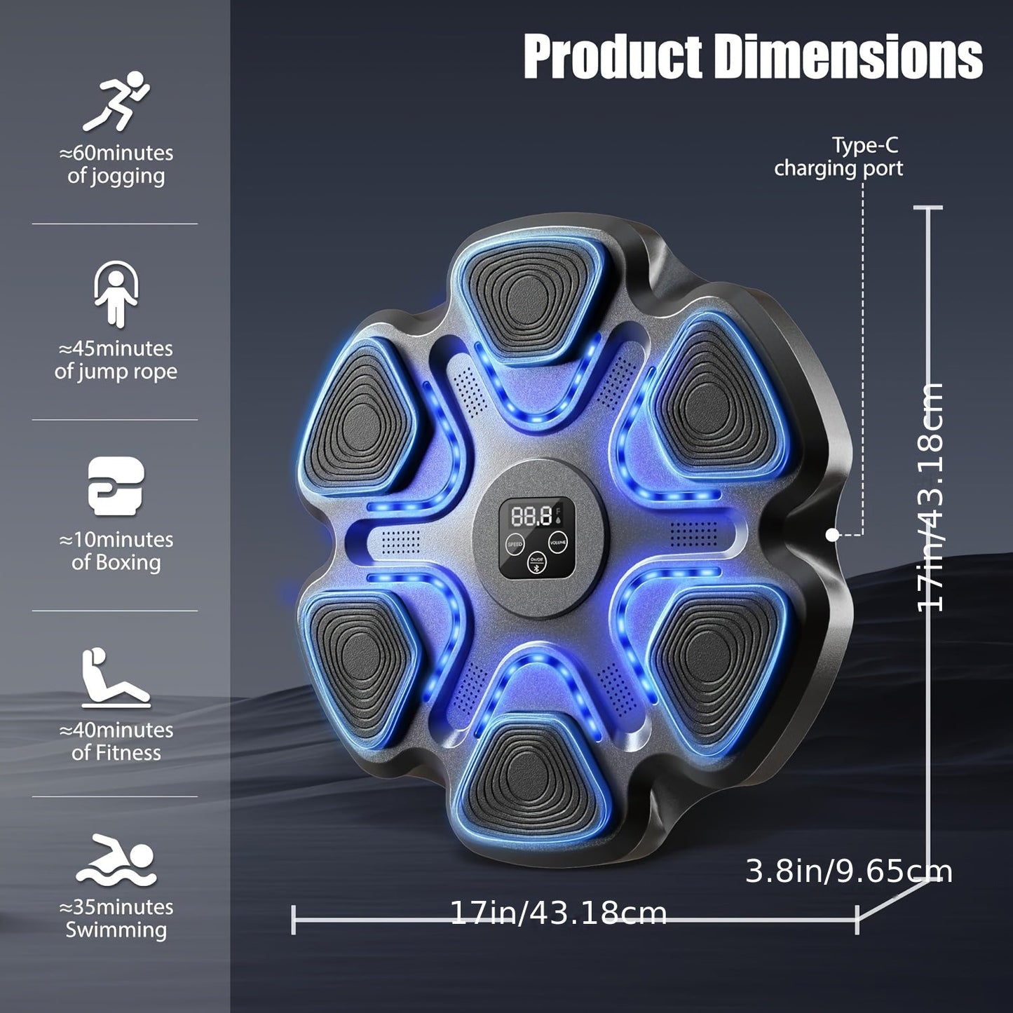 Wall Mounted Music Boxing Machine Full Kit