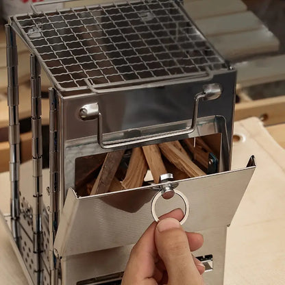 Unleash the Flavor of the Outdoors with Our Folding Wood Stove