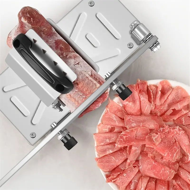 Precision Kitchen Cutting Tool - Adjustable Thickness Meat, Fruit, and Vegetable Slicer