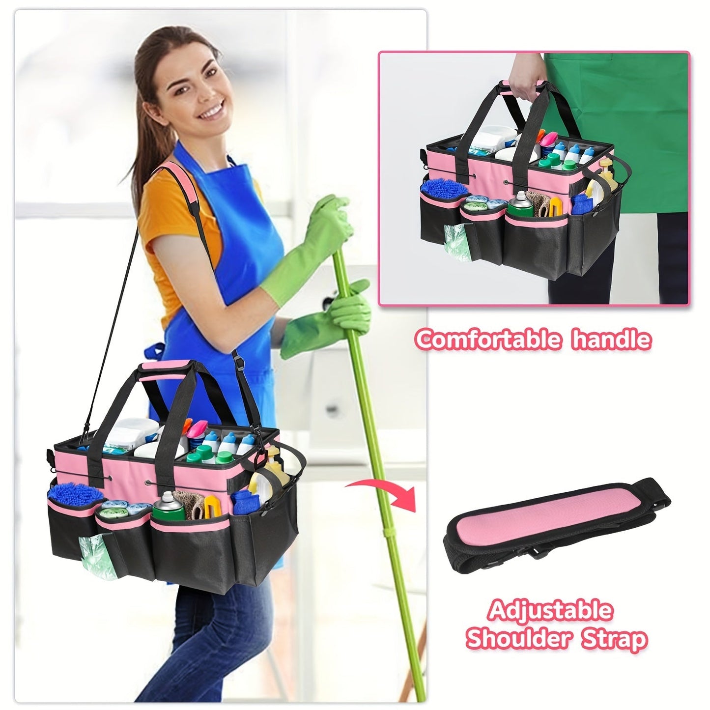Capacity Cleaning Tool Storage Bag