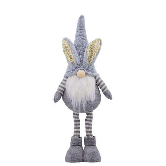 Standing Easter Bunny Gnome Plush Figurine