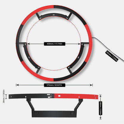 360° Rotating Dartboard Light Stand USB Powered