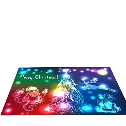 1pc Christmas Decor Floor Mats