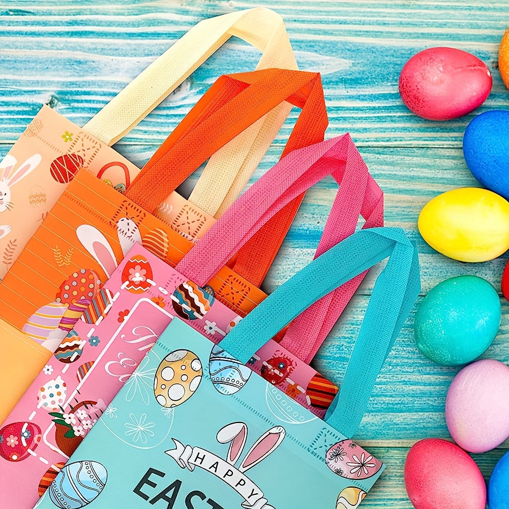 Reusable Non-Woven Easter Bags 18pcs Spring Party Supplies