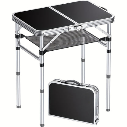 Folding Camping Table Adjustable Height