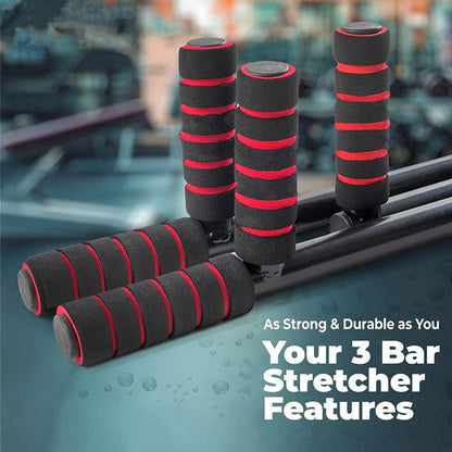 3-Bar Leg Stretcher with Adjustable Rollers