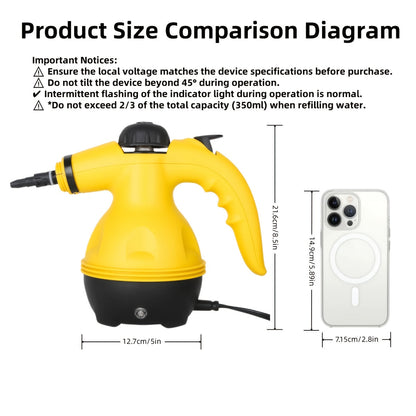 Handheld Steam Cleaner with 1000W 9 Accessories