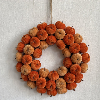 Halloween Harvest Pumpkin Wreath