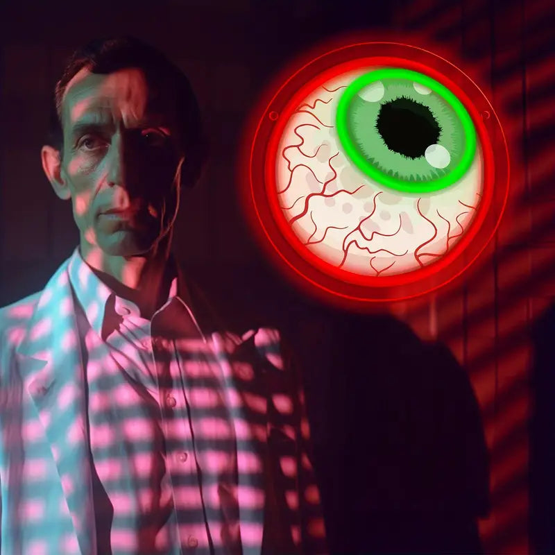 Eyeball Neon Sign - Wall-Mounted Light