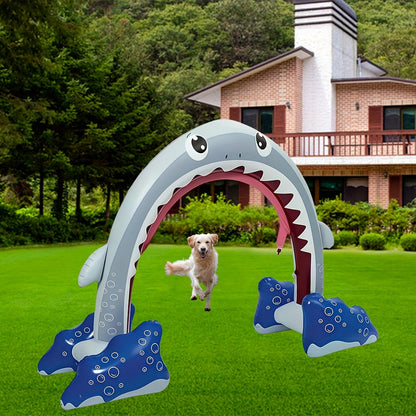 Inflatable Water Sprinkler Archway Outdoor Holiday Decor