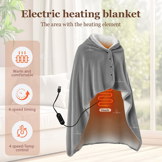 USB Heated Shawl Blanket