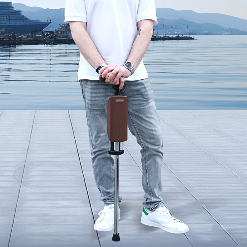 2-in-1 Trekking Pole with Foldable Seat