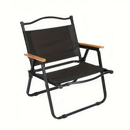 Outdoor Portable Folding Chair - Black