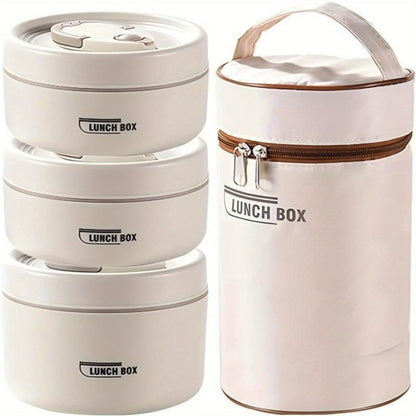 Lunch Box Set with Insulated Stainless Steel (3-Layer)
