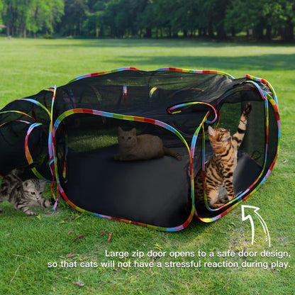 Tunnel Tent Playpen for Cats & Small Pets