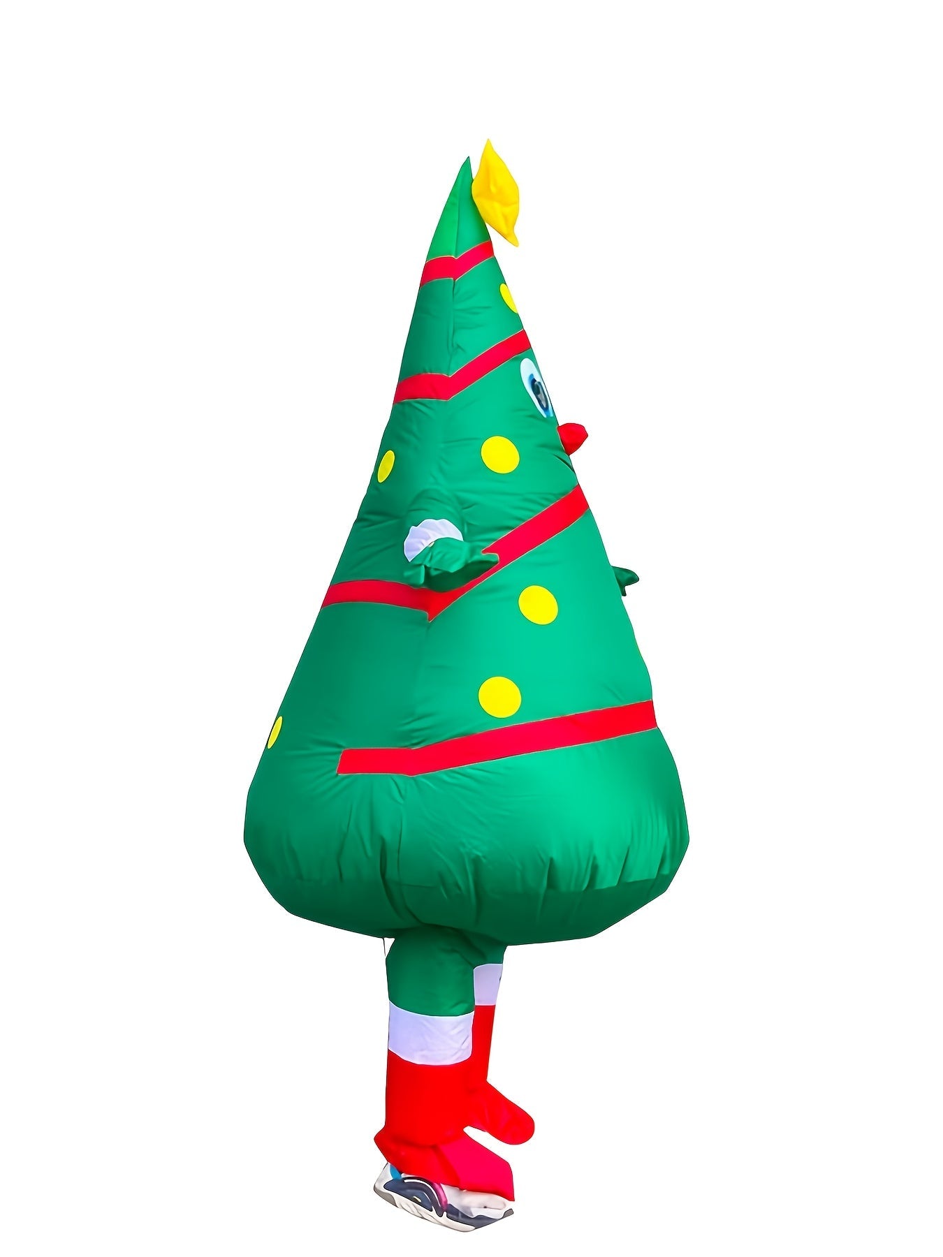 Men's Inflatable Christmas Tree Costume Full Set