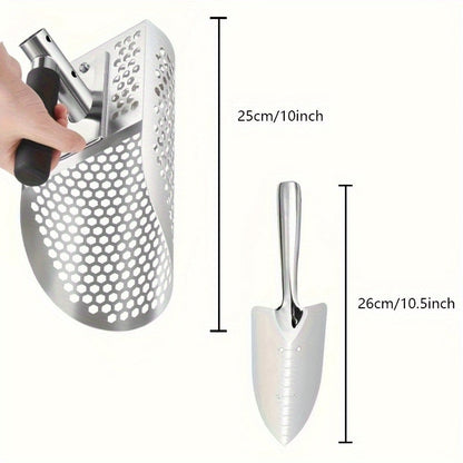 Long Handle Stainless Steel Sand Scoop for Detecting