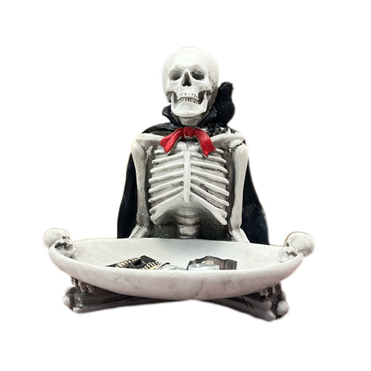 Gothic Skull Tray Resin Storage Decor