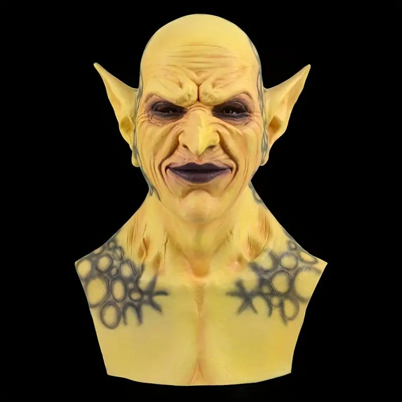 The Diabolical Grin: Demon Joker Latex Mask