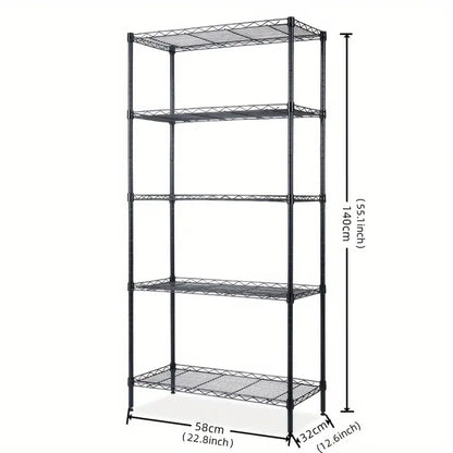 5-Tier Heavy-Duty Storage Rack