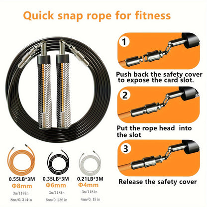 High-Performance Adjustable Fitness Speed Skipping Rope