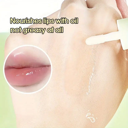 Lip Plumper + Lip Oil Set Lip Serum Enhancer For Fuller Hydrating Nourishing