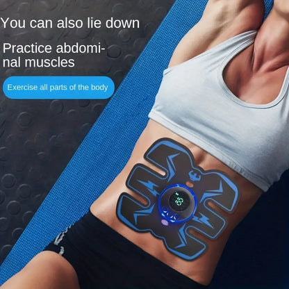 Rechargeable Remote Control Abdominal Muscle Toner, Muscle Trainer, Body Muscle Stimulator EMS Massager- Tone Your Abs, Hips, And Buttocks At Home